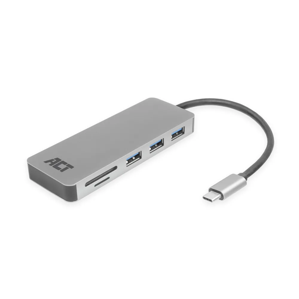 USB-Hub ACT USB-C 4-Anschlüsse mit Power Delivery