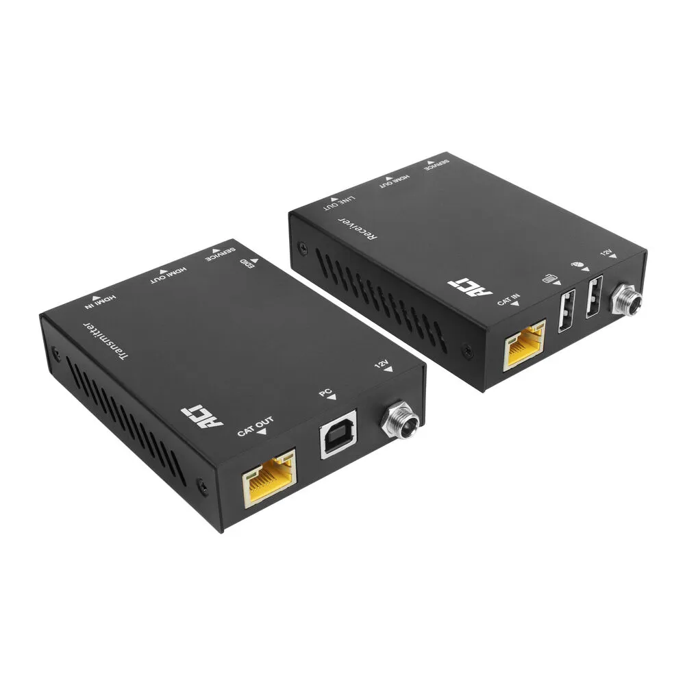 KVM Extender ACT AC7815 HDMI 2.0 4K CAT6A 70m