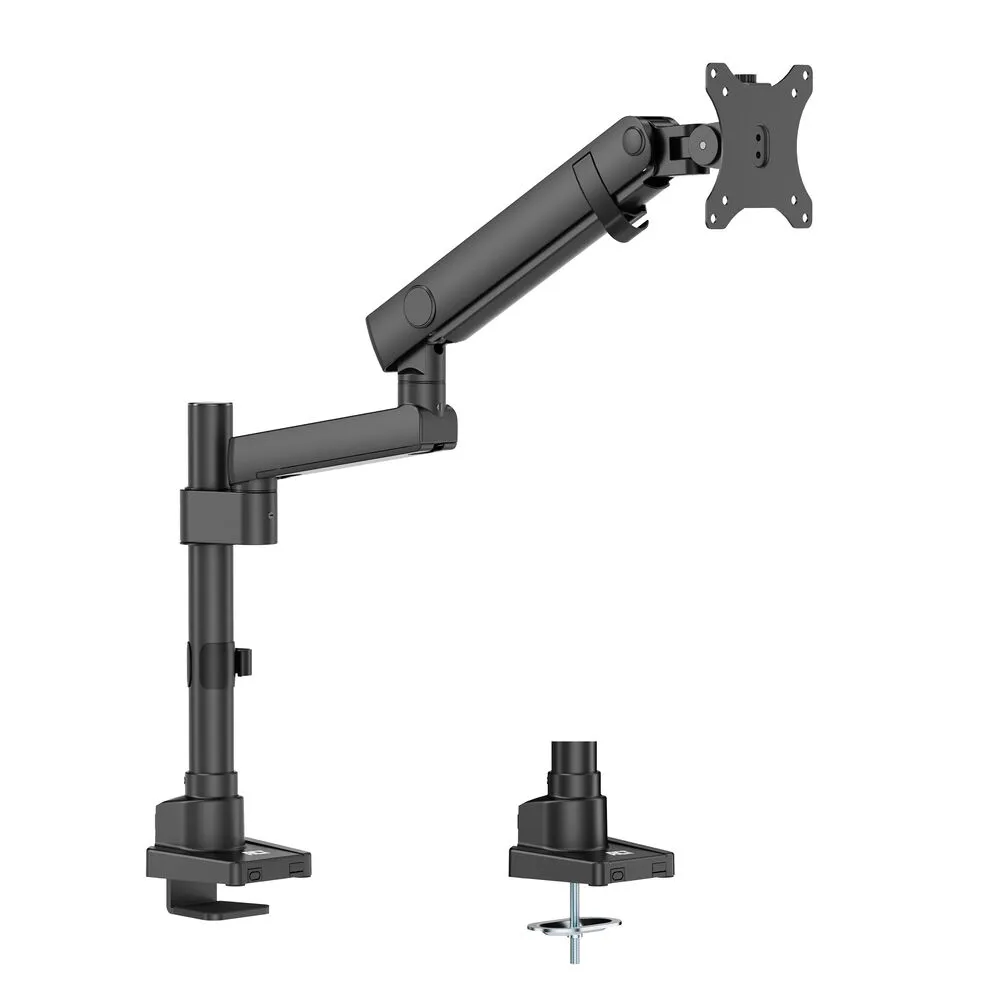 ACT AC8327 Monitorhalterung 1 Arm Tisch 17 bis 40" VESA 75x75 bis 100x100 Max 12Kg