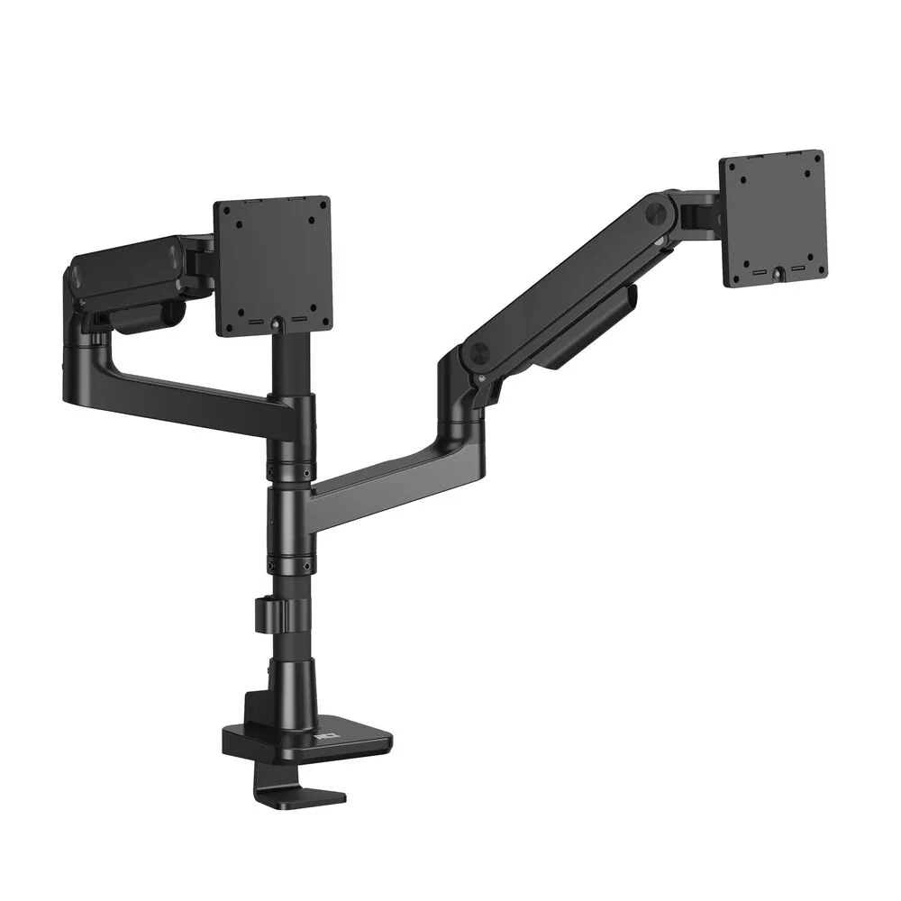 ACT AC8342 Monitorhalterung 49 Zoll mit Gasdruckfeder für 2 Monitore