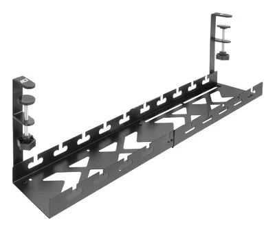Kabelwanne ACT AC8379 Stahl Schwarz 728x130x190 mm