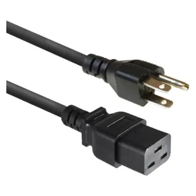 ACT Powercord USA plug - C19 black 1.8 m
