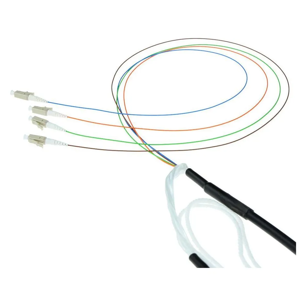 ACT 60 meter Multimode 50/125 OM4 indoor/outdoor cable 8 fibers with LC connectors