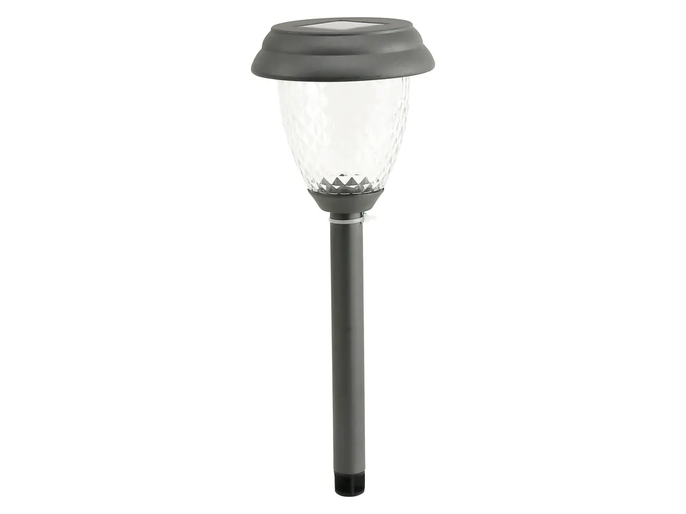 LED-Solargartenleuchte, grau, 41 cm