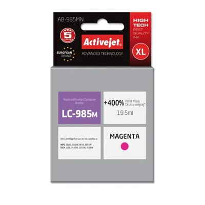 Activejet Magenta Tinte Hochleistung XL Kartusche für Brother