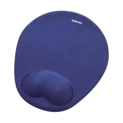 Mauspad Activejet ACJ GEL MOUSE PAD BLUE Gel Blau Handgelenkauflage Rutschfest