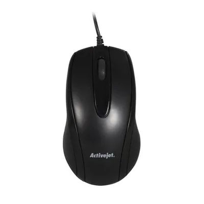 Maus Activejet AMY-083 USB 1000DPI Schwarz Ambidextrous Plug and Play