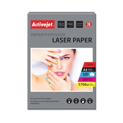 Fotopapier Activejet AP4-160G100L Glänzend 160 g/m² A4 100 Blatt