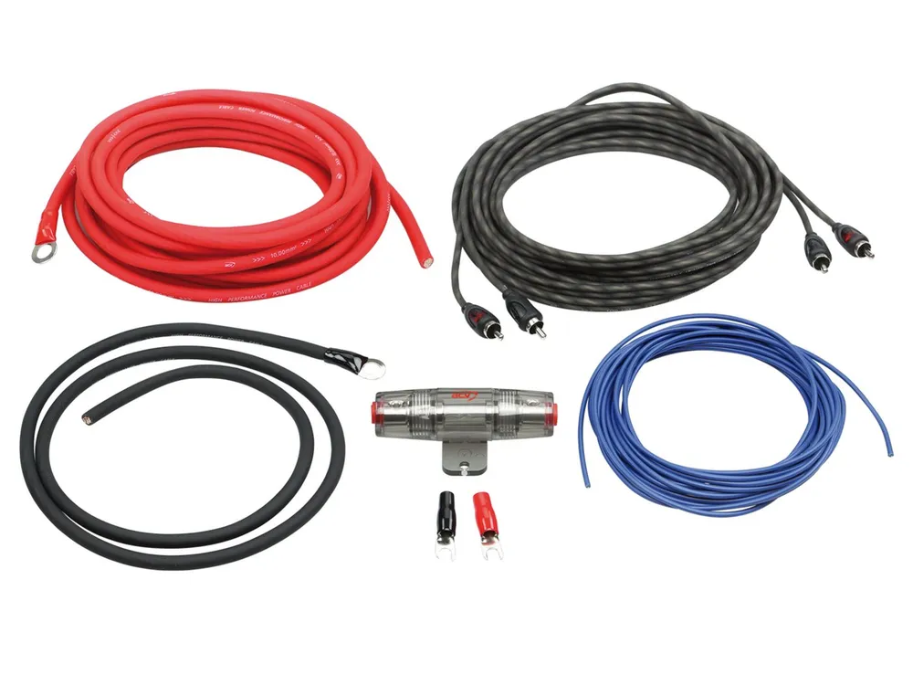 ACV ACV LK-10 Kabelset Strom 5m 10mm² / Cinch / 40A AGU Audio- & Video-Kabel