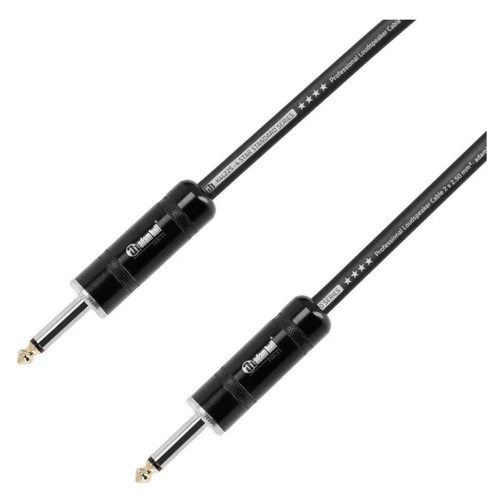 Adam Hall 4 STAR JACK SPEAKER 10m - Lautsprecherkabel Klinke TS 2 x 2,5 mm² 10 m