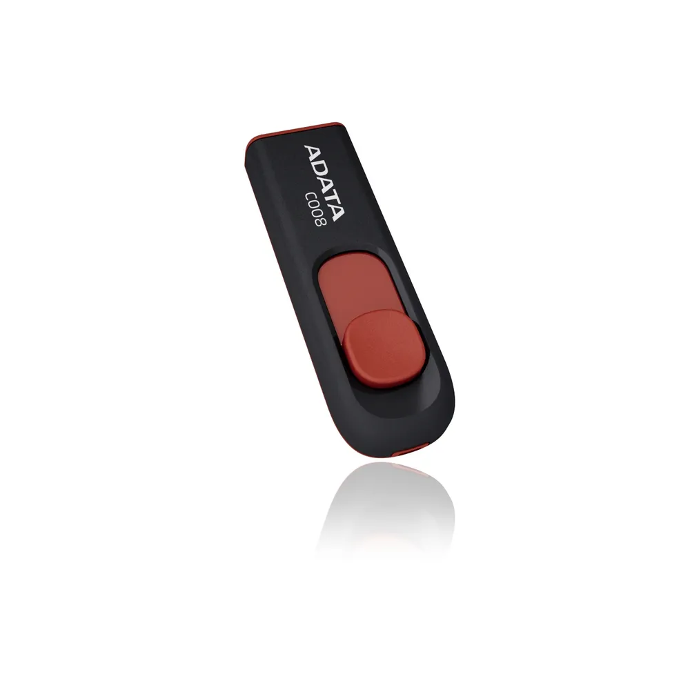 ADATA 32GB C008 USB-Stick USB Typ-A 2.0 Schwarz, Rot
