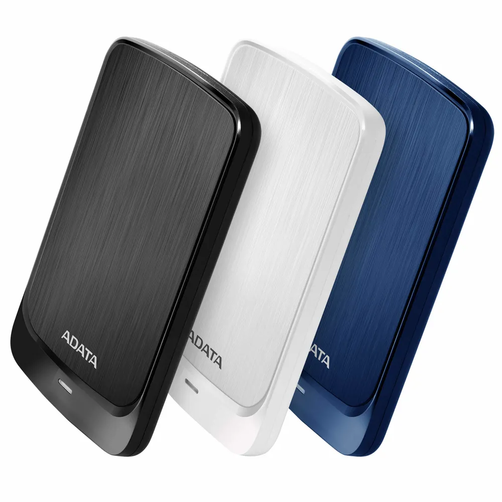 Disco Duro ADATA HV320 2TB HDD USB 3.2 Gen 1 5 Gbit s Weiß Hardware-Verschlüsselung