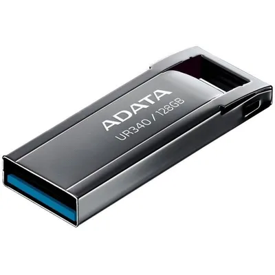 USB-Stick Adata UR340 128GB USB 3.2 Metall Schwarz Kompakt