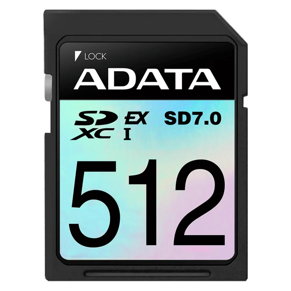 Adata SD Card SDXC Premier Extreme (512 GB, SDXC, U3, UHS-I)