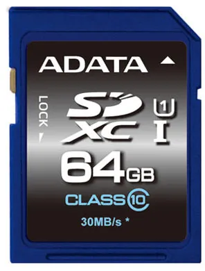 Adata Premier SDXC 64 GB Klasse 10 UHS-I