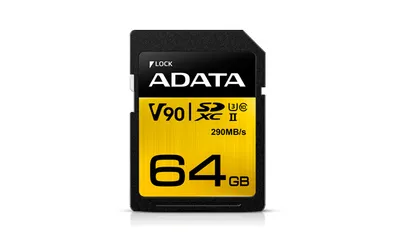 Speicherkarte ADATA Premier ONE 64 GB SDXC UHS-II Klasse 10 V90