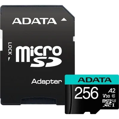 Speicherkarte Adata Premier Pro 256GB MicroSDXC UHS-I U3 V30 A2