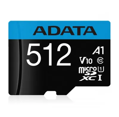 MicroSD-Karte ADATA AUSDX512GUICL10A1-RA1 512 GB Klasse 10 UHS-I 100 MB/s