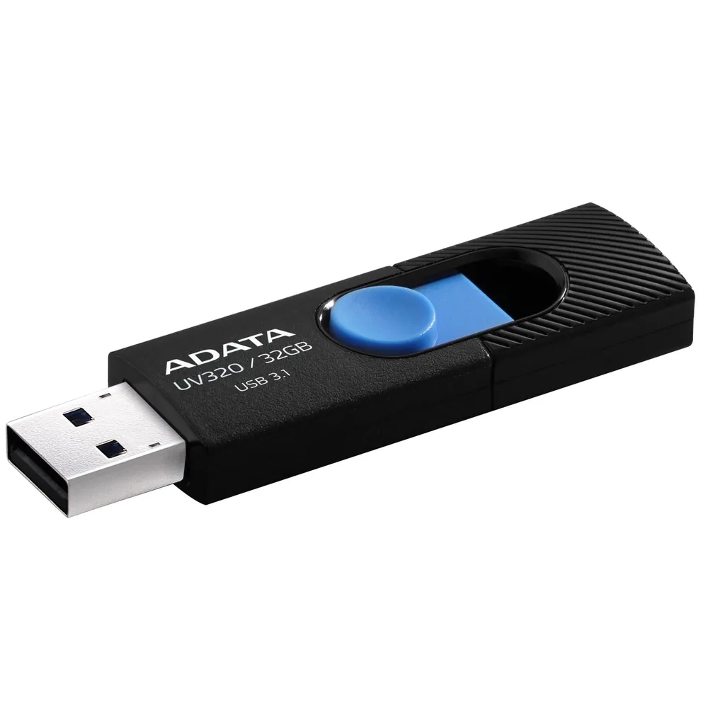 ADATA UV320 USB-Stick 32 GB USB Typ-A 3.2 Gen 1 (3.1 Gen 1) Schwarz, Blau