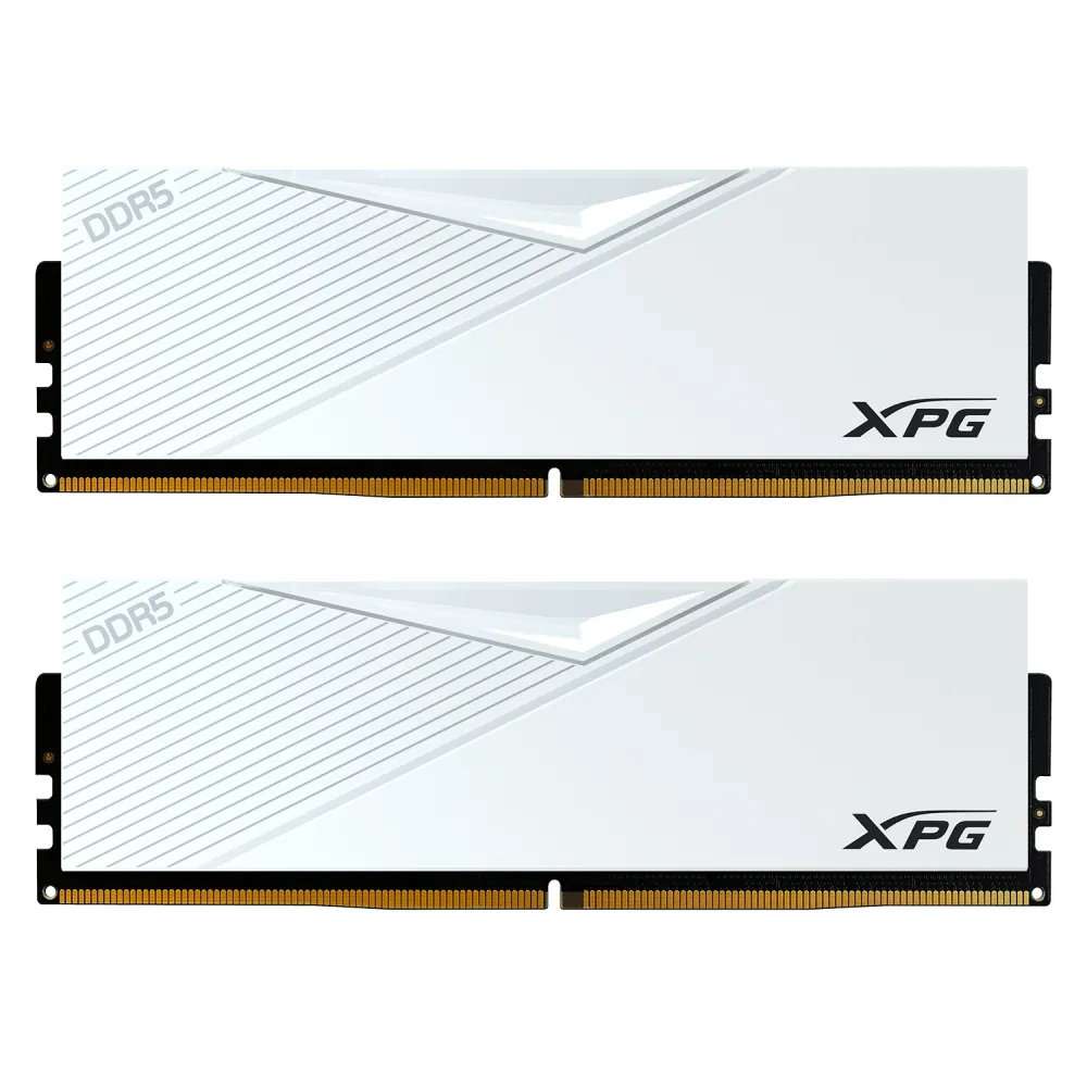 Arbeitsspeicher RAM ADATA LANCER 32GB 2x16GB DDR5 6000MHz CL30 AMD EXPO RGB Weiß