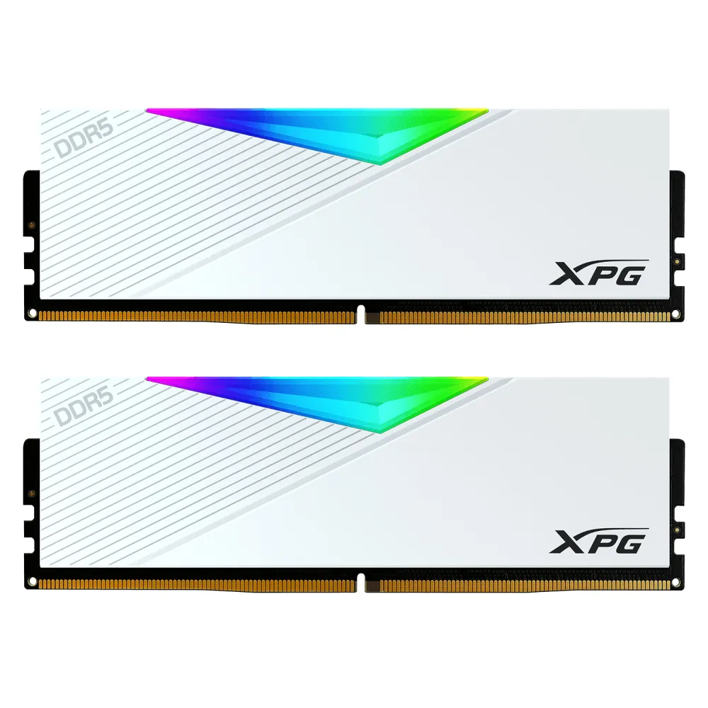 Arbeitsspeicher RAM ADATA LANCER RGB 64GB 2x32GB DDR5 6000MHz CL30 AMD EXPO Weiß