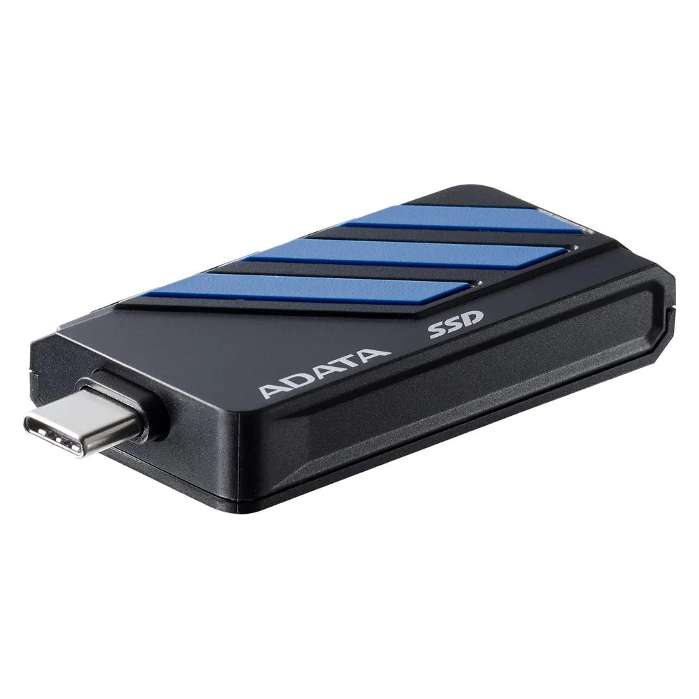 Externe SSD ADATA SC735 1TB USB-C Kompakt Schwarz Blau