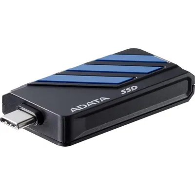 Festplatte Adata SC735 2TB SSD Extern USB-C 1000MB/s Blau Schwarz