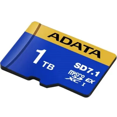 microSDXC Karte Adata UD1TEX3L1-C 1000GB UHS-I U3 V30 blau/gelb