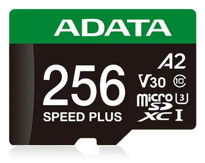 microSDXC Karte ADATA Speed Plus 256 GB UHS-I U3 A2 V30 Klasse 10