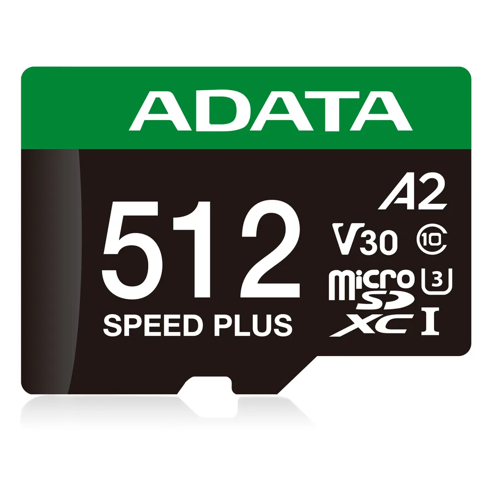 microSDXC Karte ADATA Speed Plus 512 GB UHS-I U3 A2 V30 Klasse 10