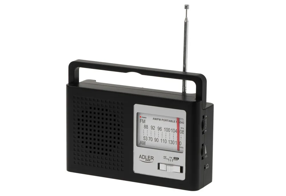 Adler AD 1909 Radio (Tragbares AM FM Radio mit Antenne)