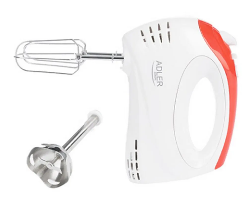 Adler Handmixer Adler AD 4212 Handrührer mit Stabmixer 2in1 300 Watt
