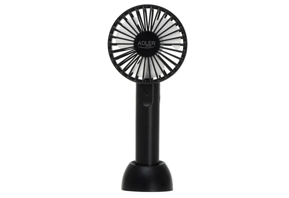 Adler Handventilator AD 7338, für Büro, Reisen und Zuhause, 3 Geschwindigkeitsstufen