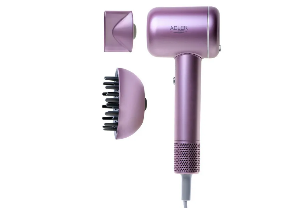 Adler Ionic-Haartrockner Adler AD 2270 SUPERSPEED Ionen Haartrockner pink Diffusor LED-Display