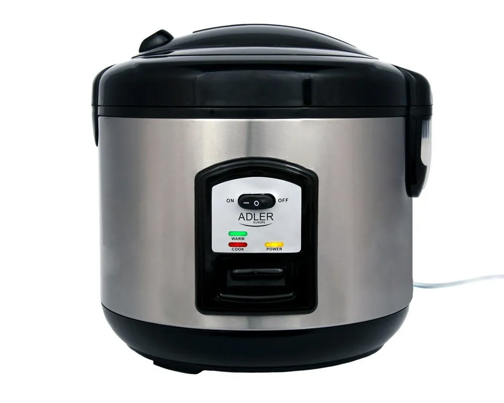 Adler Reiskocher Adler AD 6406 Reiskocher (Dampfgarer) 1,5 L Edelstahl / schwarz