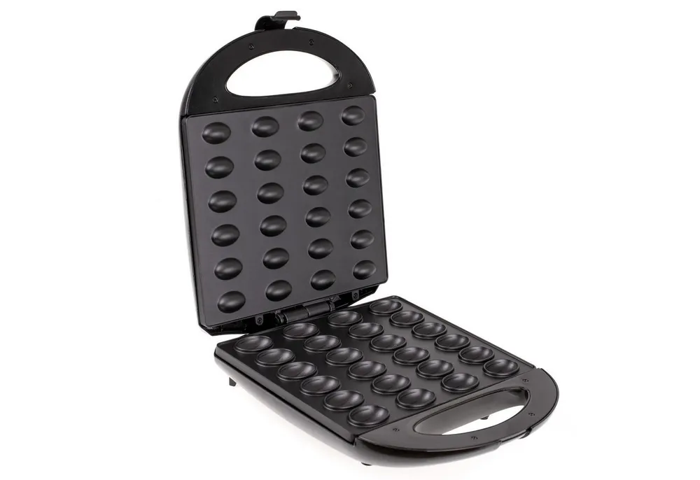 Adler Waffeleisen Adler AD 3039b Elektrischer Nussbäcker schwarz