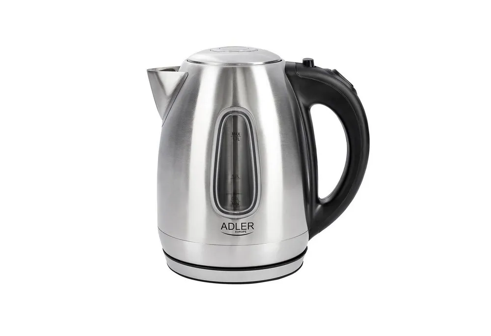 Adler Wasserkocher Adler AD 1223 Wasserkocher Edelstahl 1,7 L 2200 W LED-Anzeige