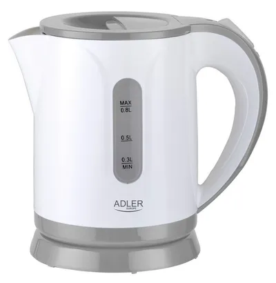 Adler Wasserkocher Adler AD 1371g Wasserkocher grau/weiß 0,8L