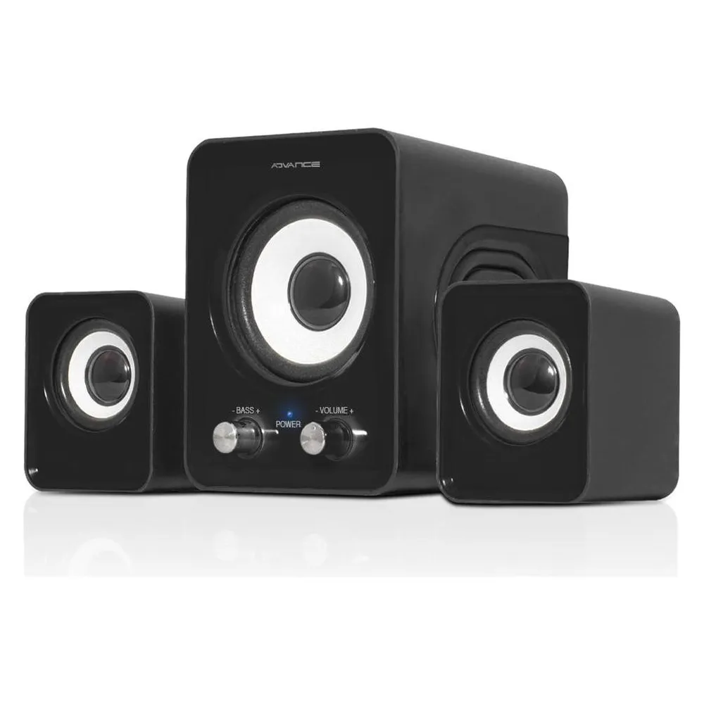 Lautsprecher Advance SoundPhonic 2.1 USB 6W mit aktivem drehbarem Subwoofer