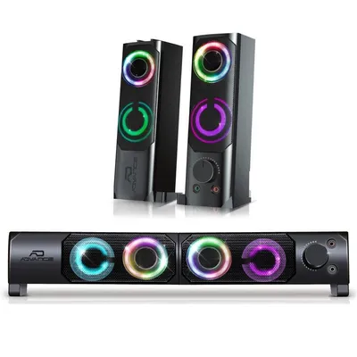 Lautsprecher Advance SoundPhonic 2.0 RGB Kabelgebunden 6W mit LED-Beleuchtung