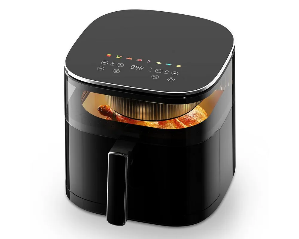 AECO Heißluftfritteuse, 1700 W, Rezeptheft