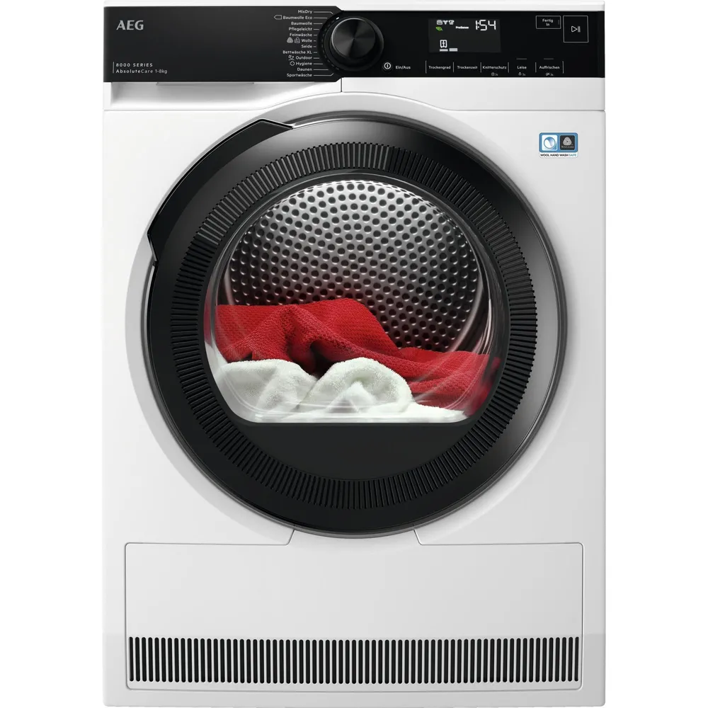 TR8SWEX Serie 8000 Wärmepumpentrockner