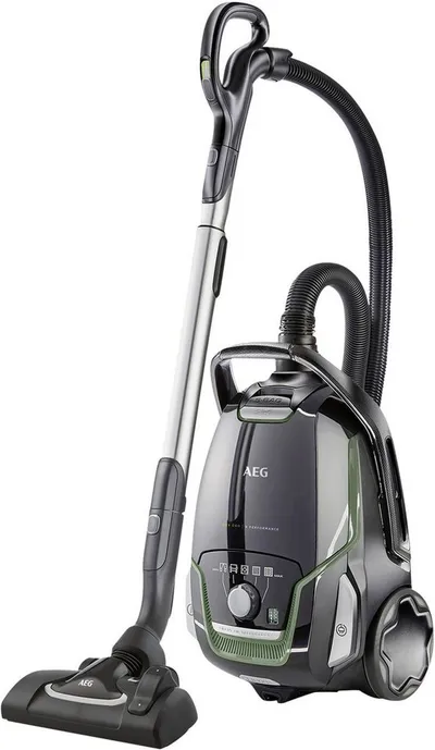 AEG Bodenstaubsauger VX9-2-ÖKO, 850 W, mit Beutel, Leistungsstark, inkl. Zusatzdüsen, 70 % Recyclingkunststoff, 5l Beutel
