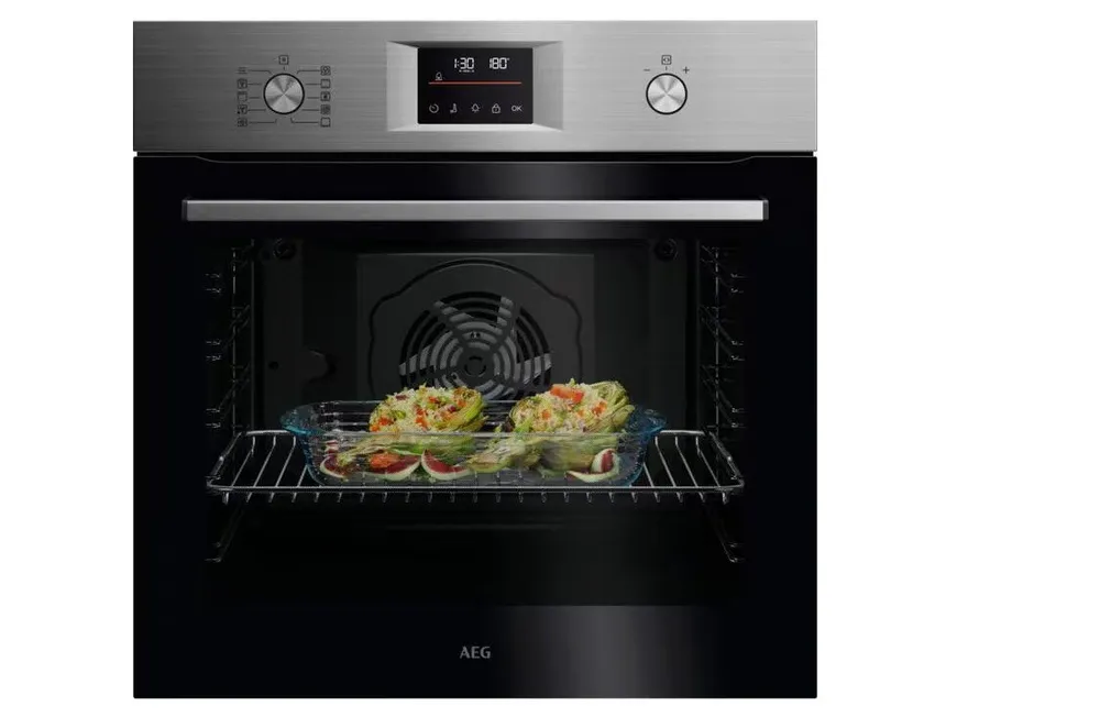 AEG Einbaubackofen OU5PB40SM A++ Einbaubackofen, 59,4 cm breit, 72 L, Pyrolyse