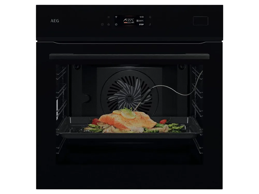 AEG Einbaubackofen, Reinigung mit Wasser / Dampf