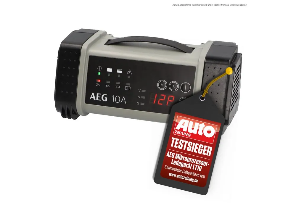AEG LT 10A Batterie-Ladegerät (10000 mA, Mikroprozessor)