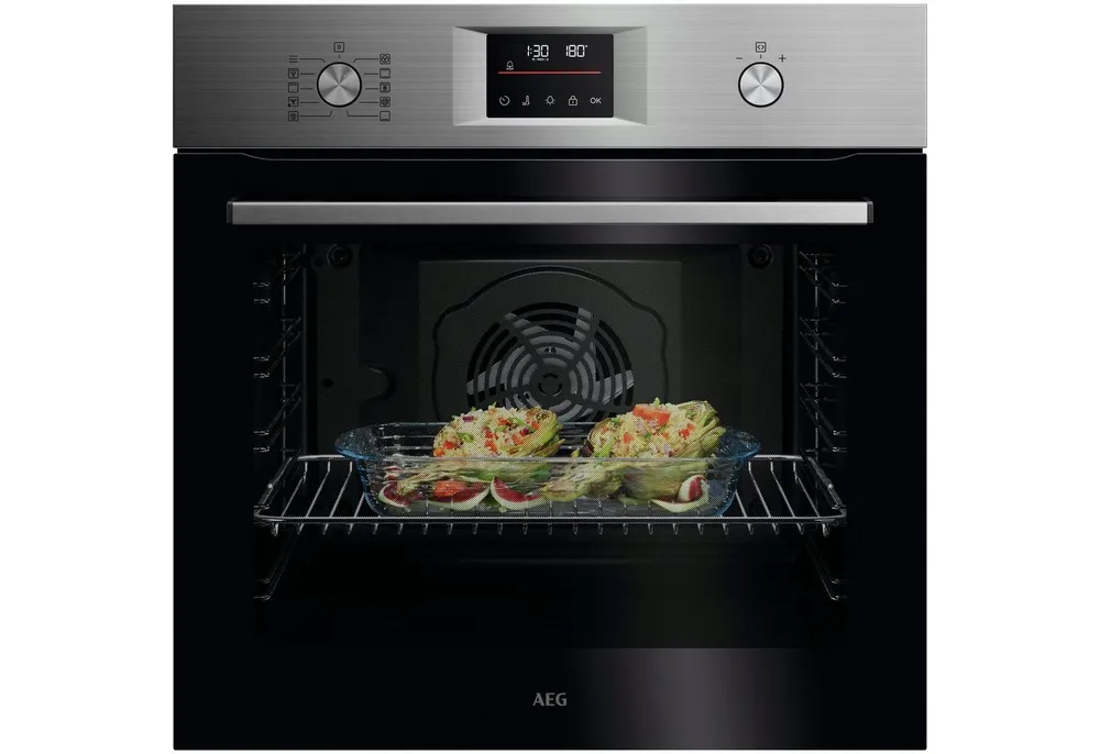 AEG Pyrolyse Backofen OU5PB40WSM, Pyrolyse-Selbstreinigung, Mit 45 Automatikprogrammen mühelos kochen – der Ofen führt zum Ziel