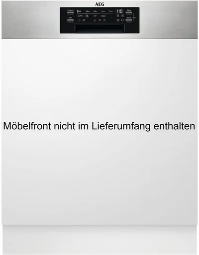 AEG teilintegrierbarer Geschirrspüler 5000 FES7672APM, 14 Maßgedecke, AirDry: Kein Nachtrocknen