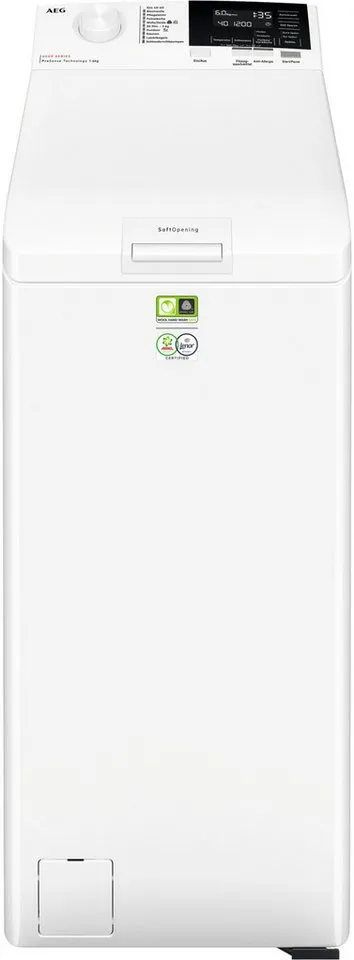 AEG Waschmaschine Toplader 6000 ProSense® LTR6A360TL, 6 kg, 1300 U/min, Anti-Allergie-Programm: Entfernt zuverlässig Viren und Bakterien
