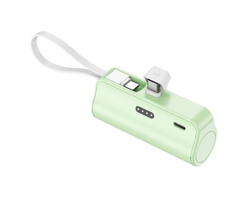 AeroAxis 2 in 1 5000mAh Powerbank Tragbar Ladegerät Externer Akku für Handy Powerbank 5000 mAh, Kompakt & Leicht, Ideal für Reisen,Outdoor